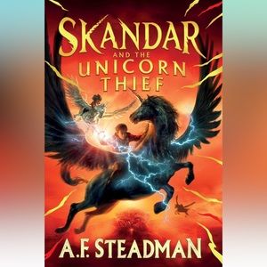 Skandar and the Unicorn Thief hardcover book